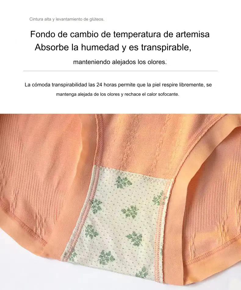【C8 grátis】 Último dia – 50% de desconto – calcinha antibacteriana de cintura alta para controle de barriga