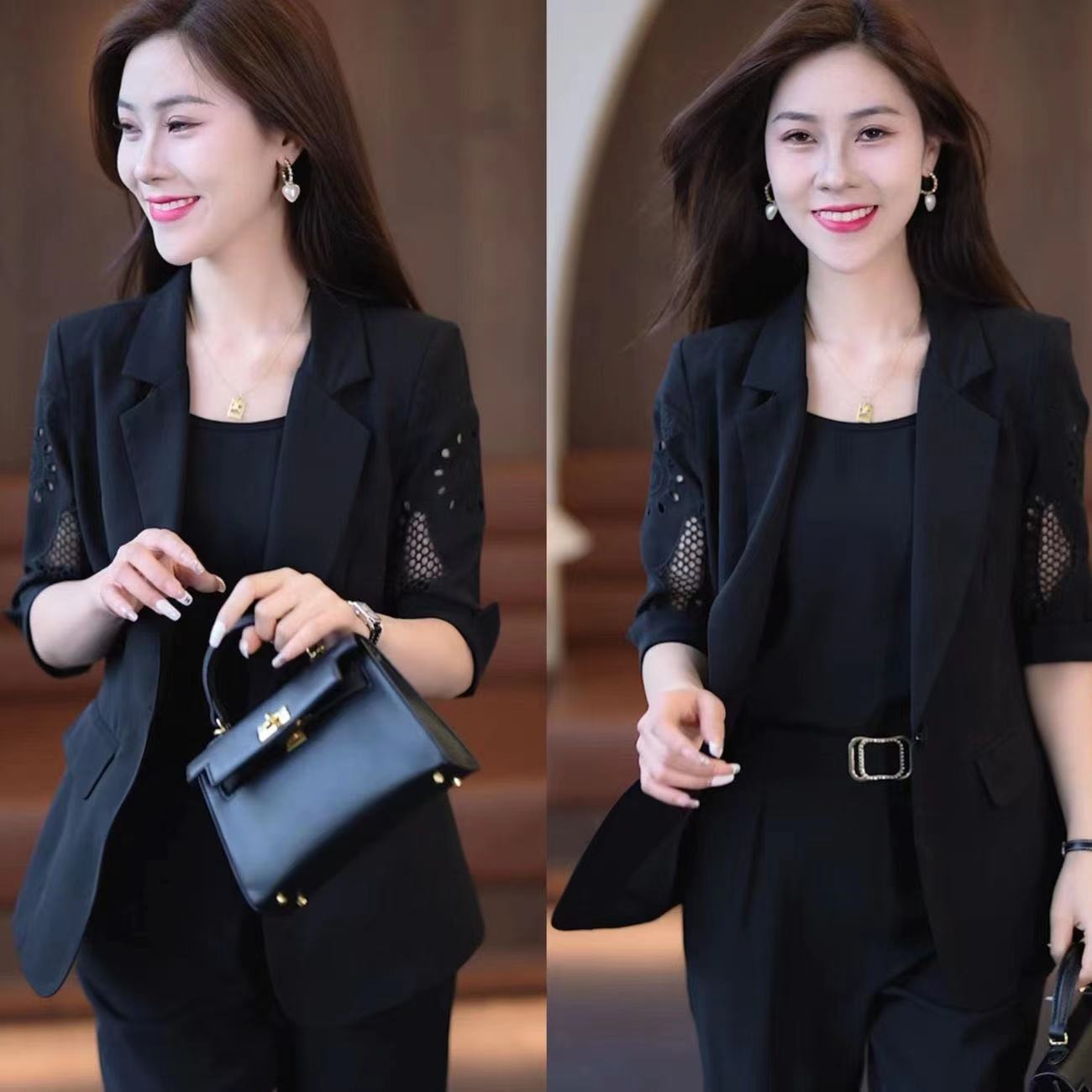 🏆🏆【Chaqueta + Camiseta + Pantalones】Conjunto de tres piezas para traje casual de primavera y otoño 2025