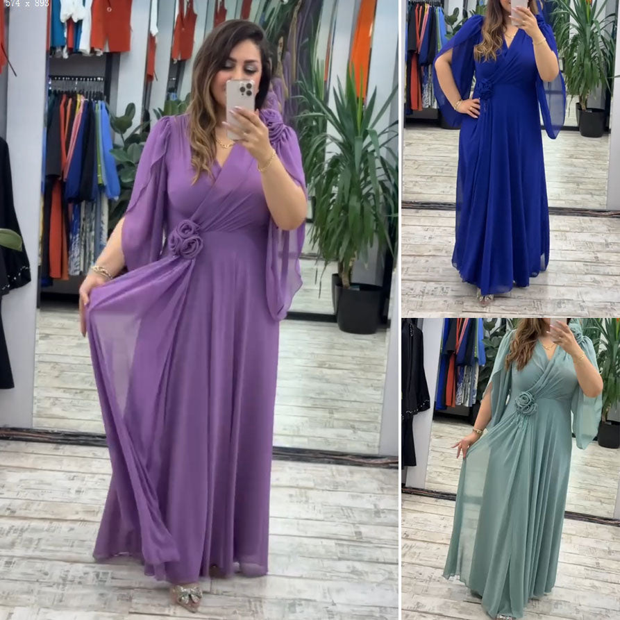 👗💥【S-5XL】Nuevo vestido de moda, diseño clásico, elegante y sencillo.