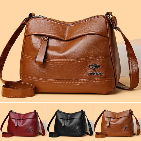 👜 Nuevo modelo, bolso de hombro multicapa retro y de gran capacidad, moderno y versátil